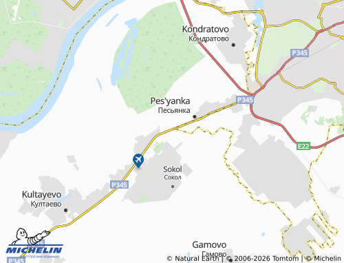 MICHELIN-Landkarte Vanyuki - ViaMichelin