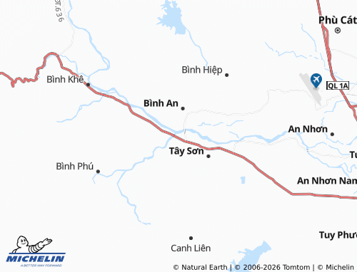 Mapa MICHELIN Tây Sơn - ViaMichelin