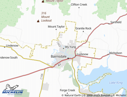 MICHELIN Wy Yung map - ViaMichelin