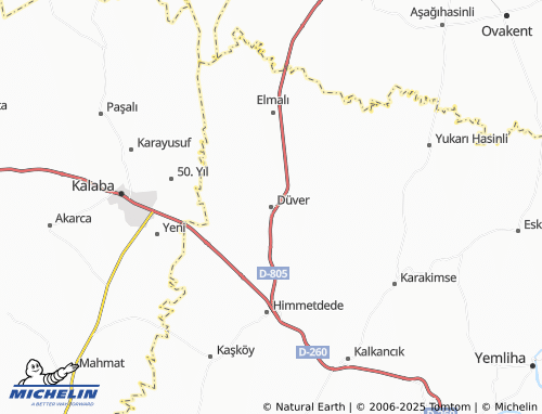 MICHELIN Düver map - ViaMichelin