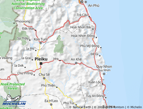 Mappa MICHELIN Kbang - ViaMichelin
