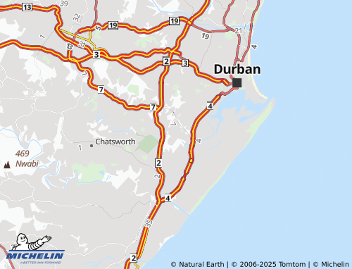 MICHELIN Sea View map - ViaMichelin