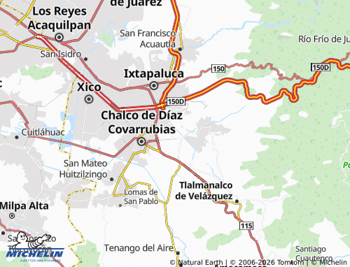 MICHELIN-Landkarte San Lucas Amalinalco - ViaMichelin