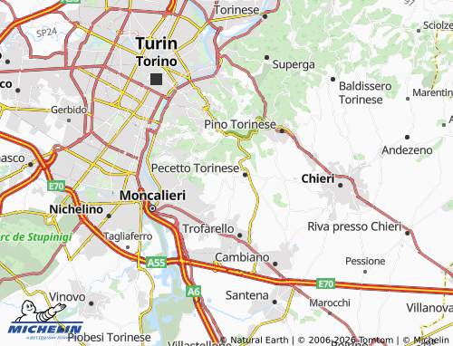 Mapa MICHELIN Revigliasco - ViaMichelin