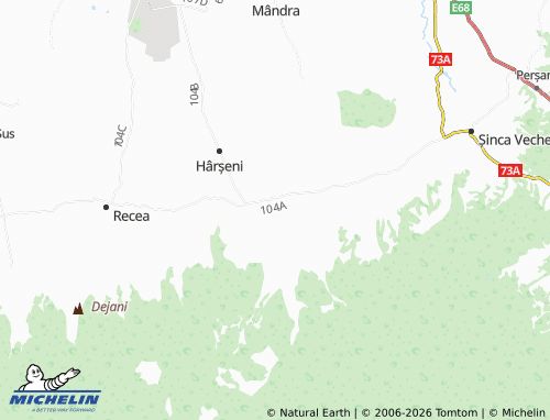 Carte MICHELIN Mărgineni - ViaMichelin