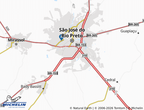Mapa MICHELIN São Francisco - ViaMichelin