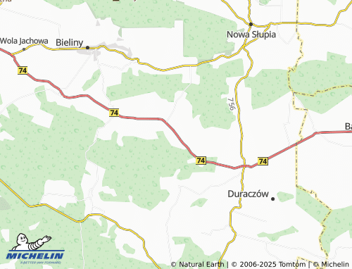Carte MICHELIN Lechówek - ViaMichelin