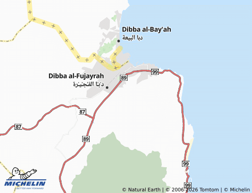 MICHELIN Dalam map - ViaMichelin