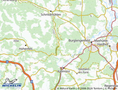 MICHELIN Dietldorf map - ViaMichelin
