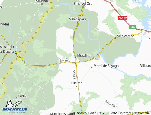 Mappa MICHELIN Moralina - ViaMichelin