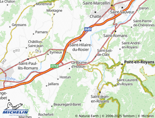 MICHELIN La Gare map - ViaMichelin