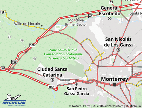 Kaart MICHELIN Prepa Tec Cumbres - ViaMichelin