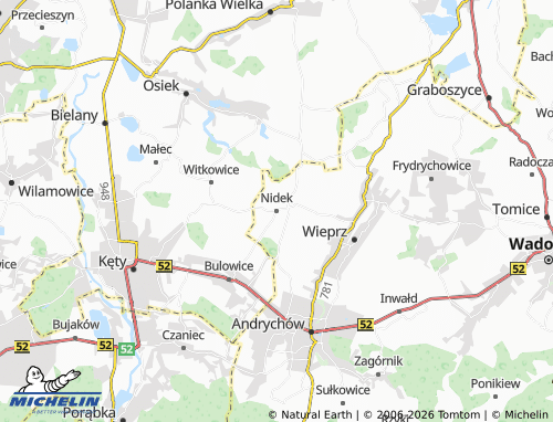 MICHELIN Nidek map - ViaMichelin
