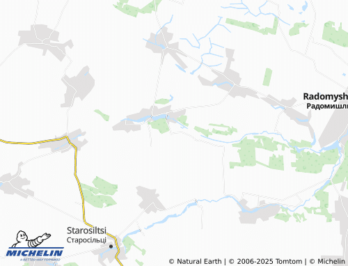 MICHELIN Peremizhzhia map - ViaMichelin