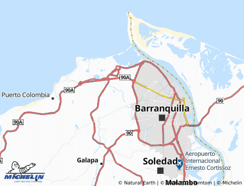 MICHELIN La Cabaña map - ViaMichelin