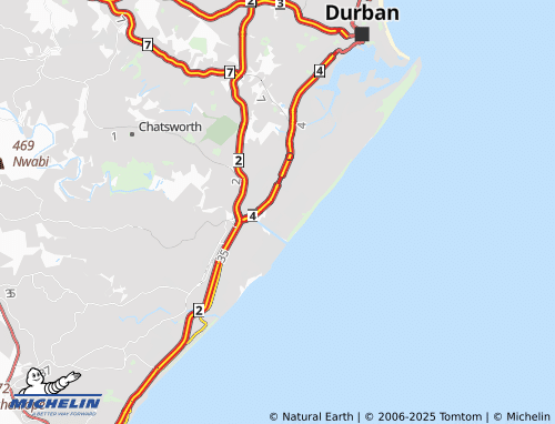 MICHELIN Merewent map - ViaMichelin