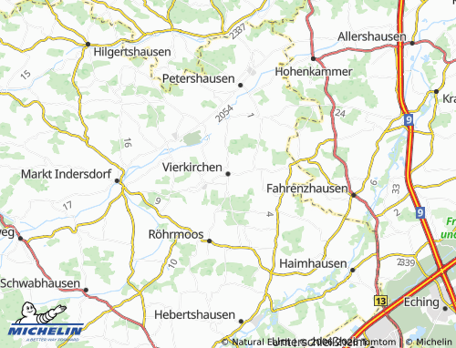 Mapa MICHELIN Vierkirchen - ViaMichelin