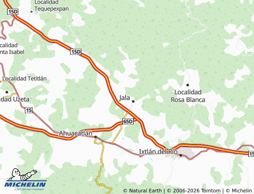 MICHELIN La Natividad map - ViaMichelin