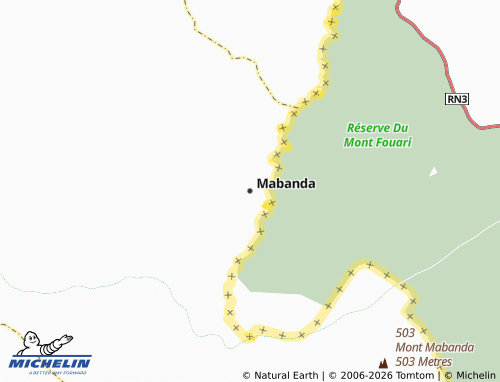 MICHELIN Mabanda map - ViaMichelin