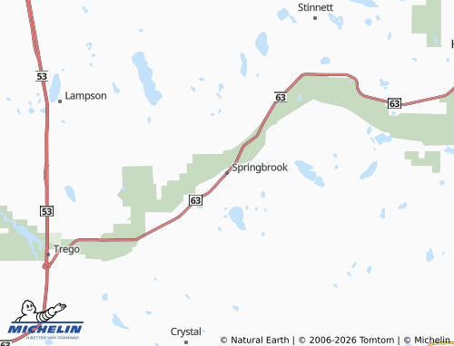 Mappa MICHELIN Springbrook - ViaMichelin