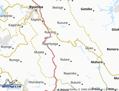 Mapa MICHELIN Nyamiyaga - ViaMichelin