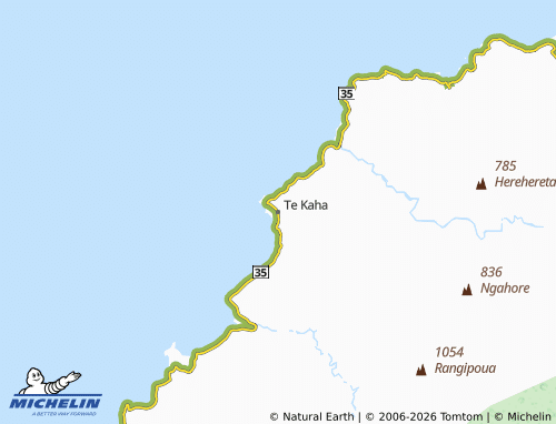Mapa MICHELIN Te Kaha - ViaMichelin