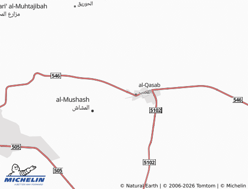 MICHELIN-Landkarte al-Sina'iyyah - ViaMichelin