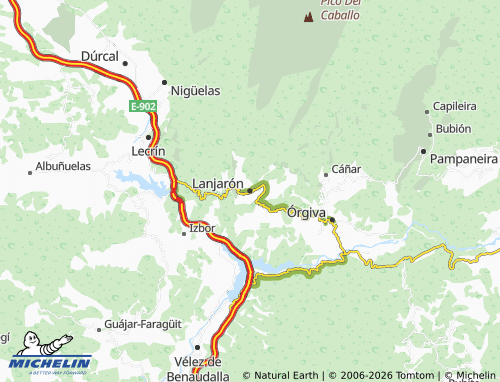 Mappa MICHELIN Lanjarón - ViaMichelin