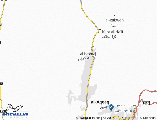 MICHELIN-Landkarte al-Hashraj - ViaMichelin