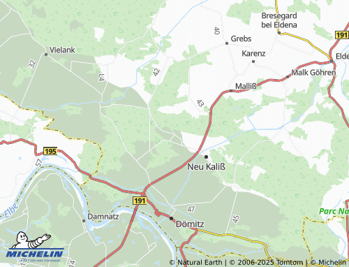 Mapa MICHELIN Raddenfort - ViaMichelin