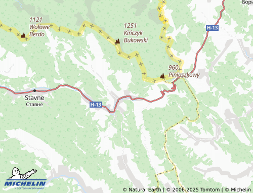 MICHELIN Volosianka map - ViaMichelin