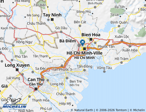 Carte MICHELIN Bến Lức - ViaMichelin