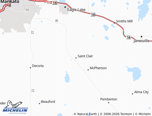 Mapa MICHELIN Saint Clair - ViaMichelin