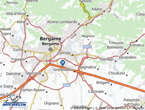 Mappa MICHELIN Seriate - ViaMichelin