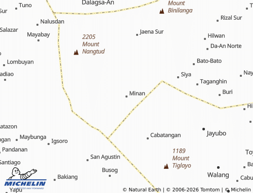 MICHELIN Minan map - ViaMichelin