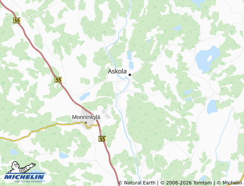 Mappa MICHELIN Vakkola - ViaMichelin