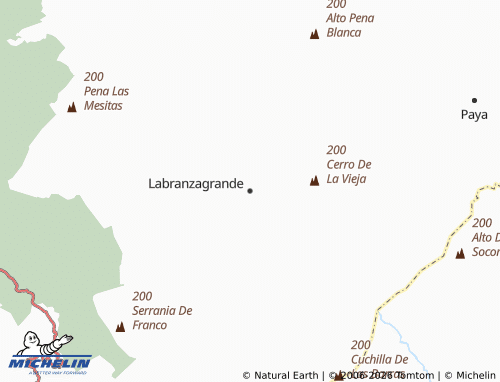 Carte MICHELIN Labranzagrande - ViaMichelin