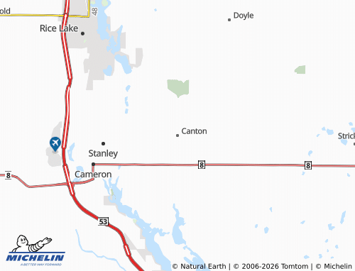 Mapa MICHELIN Canton - ViaMichelin