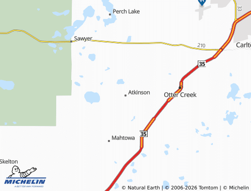 Mapa MICHELIN Atkinson - ViaMichelin