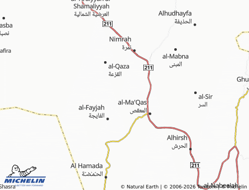 MICHELIN-Landkarte al-Sahnah - ViaMichelin