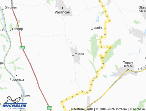 Carte MICHELIN Mocra - ViaMichelin
