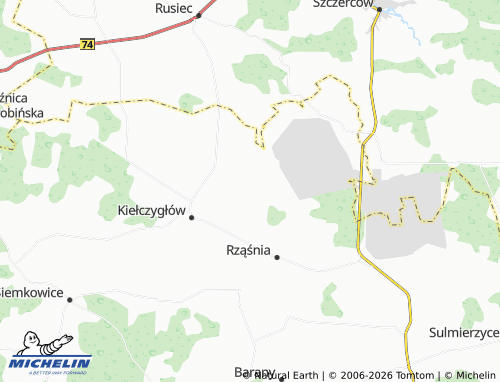 MICHELIN Brutus map - ViaMichelin
