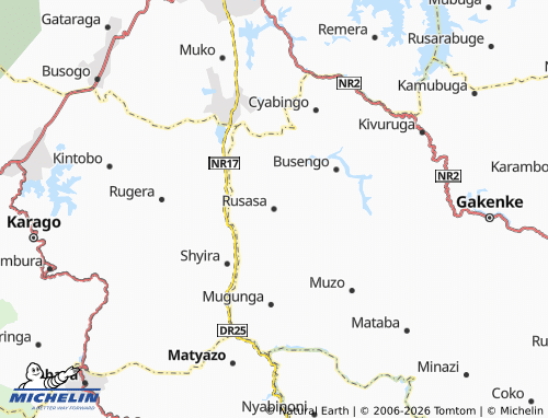 Mapa MICHELIN Rusasa - ViaMichelin