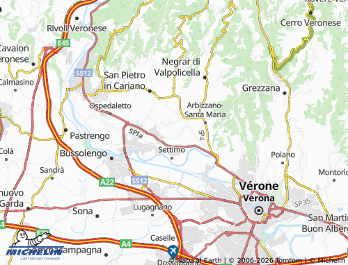 MICHELIN Sausto map - ViaMichelin