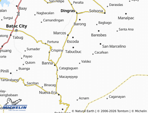 MICHELIN Bugasi map - ViaMichelin