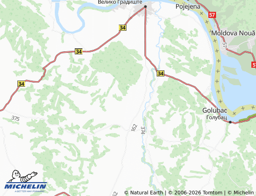 Mapa MICHELIN Carevac - ViaMichelin