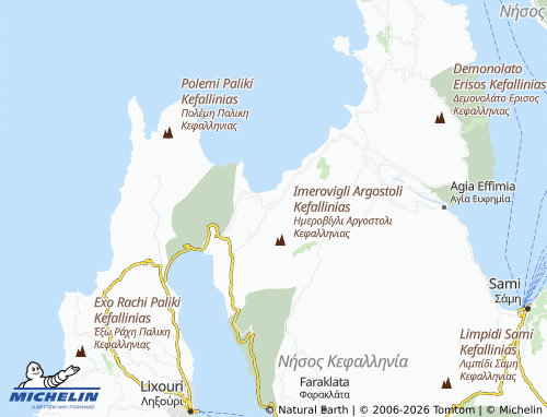 Mapa MICHELIN Agkonas - ViaMichelin