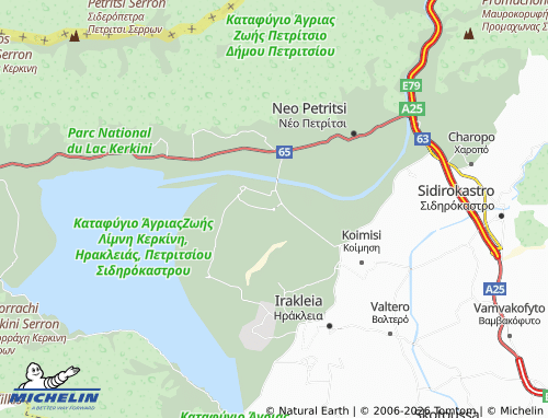 MICHELIN Gonimo map - ViaMichelin