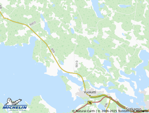 MICHELIN Naapurinvaara map - ViaMichelin