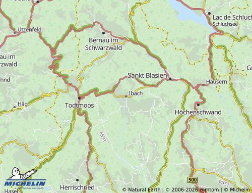 Mappa MICHELIN Ibach - ViaMichelin